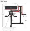 Strength training bending biceps bending and triceps extension machine Level 7 pull-out extension bench aerobic training abdomen arms back chest shoul