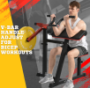 Strength training bending biceps bending and triceps extension machine Level 7 pull-out extension bench aerobic training abdomen arms back chest shoul