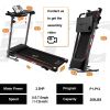 FYC Folding Treadmill for Home - Slim Compact Running Machine Portable Electric Treadmill Foldable Treadmill Workout Exercise for Small Apartment Home