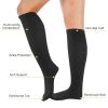 Unisex Compression Socks 15-20 mmHg Graduated Support Sports Fitness Socks