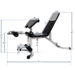 550Lounder Olympic Bench 6 + 3 position adjustment with heavy stool leg exercise aerobic training abdomen arm back chest shoulder leg muscle Home / of