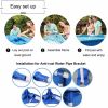 Metal Frame Rectangular Swimming Pool Portable Above Ground Easy Set Pool Family