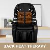 Full Body Massage Chair With Zero Gravity Recliner,with two control panel: Smart large screen & Rotary switch,spot kneading and Heating,Airbag coverag