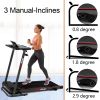 FYC Folding Treadmill for Home - Slim Compact Running Machine Portable Electric Treadmill Foldable Treadmill Workout Exercise for Small Apartment Home