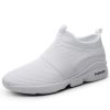 2022 Men Breathable Comfortable Rubber Walk Jogging Non-Slip Sports Shoes Male Running Slip-on Sneakers Outdoor Fitness Trainers